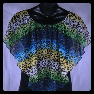 Cocomo blouse in animal print.